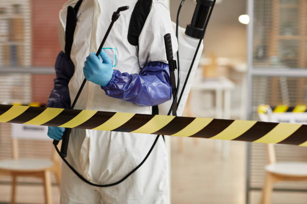 Professional Infectious Disease Decontamination technician working in Atherton, CA